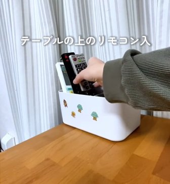 変身前のリモコン入れ