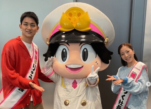 【りくりゅう】「五輪中の心の支え」だった桃鉄とコラボ！ウキウキする姿が「最高すぎる！」「ホッコリする」と話題