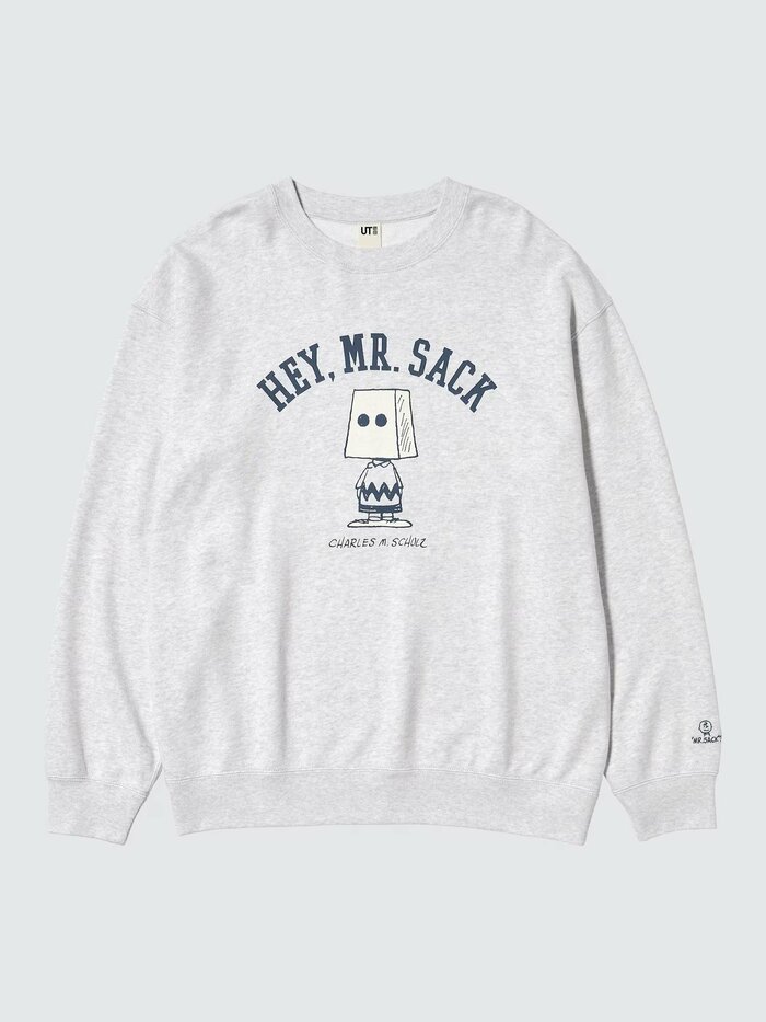 ユニクロとピーナッツの新作コラボスウェットシャツ