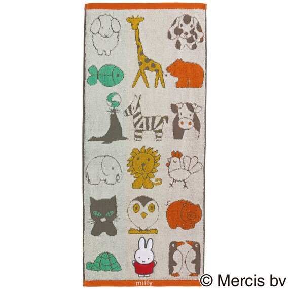 出所：ニトリ公式通販 ニトリネットストア ミッフィー フェイスタオル(ミッフィーと動物たち)