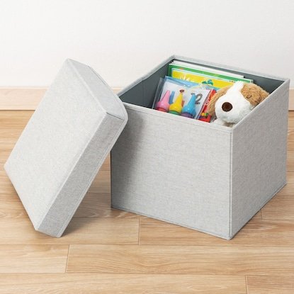 出所：ニトリ公式通販 ニトリネット 収納スツール(S グレー)