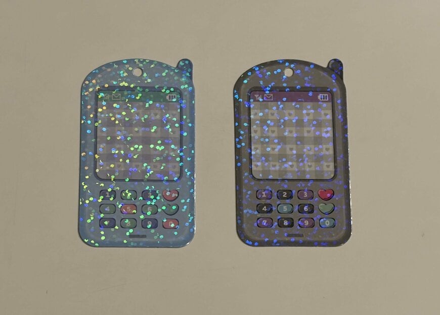 セリア、おすそ分け用ぷちシール台紙 10P ガラケー商品画像