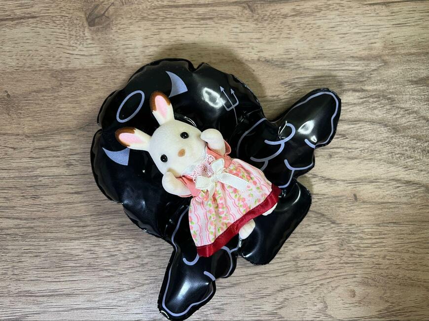 セリア、ぬい用ビーチフロート ヲタコレ画像