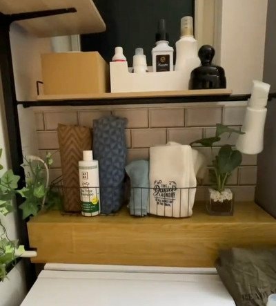 ダイソーの商品を使った収納