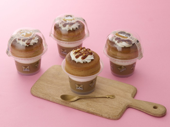 ファミリーマートの新商品:スフレ・プリン キャラメルにゃて