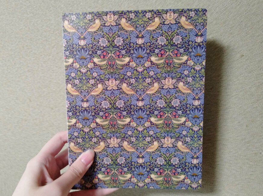 筆者撮影（セリア、L判フォトアルバム2段80P ウィリアム・モリスデザイン）