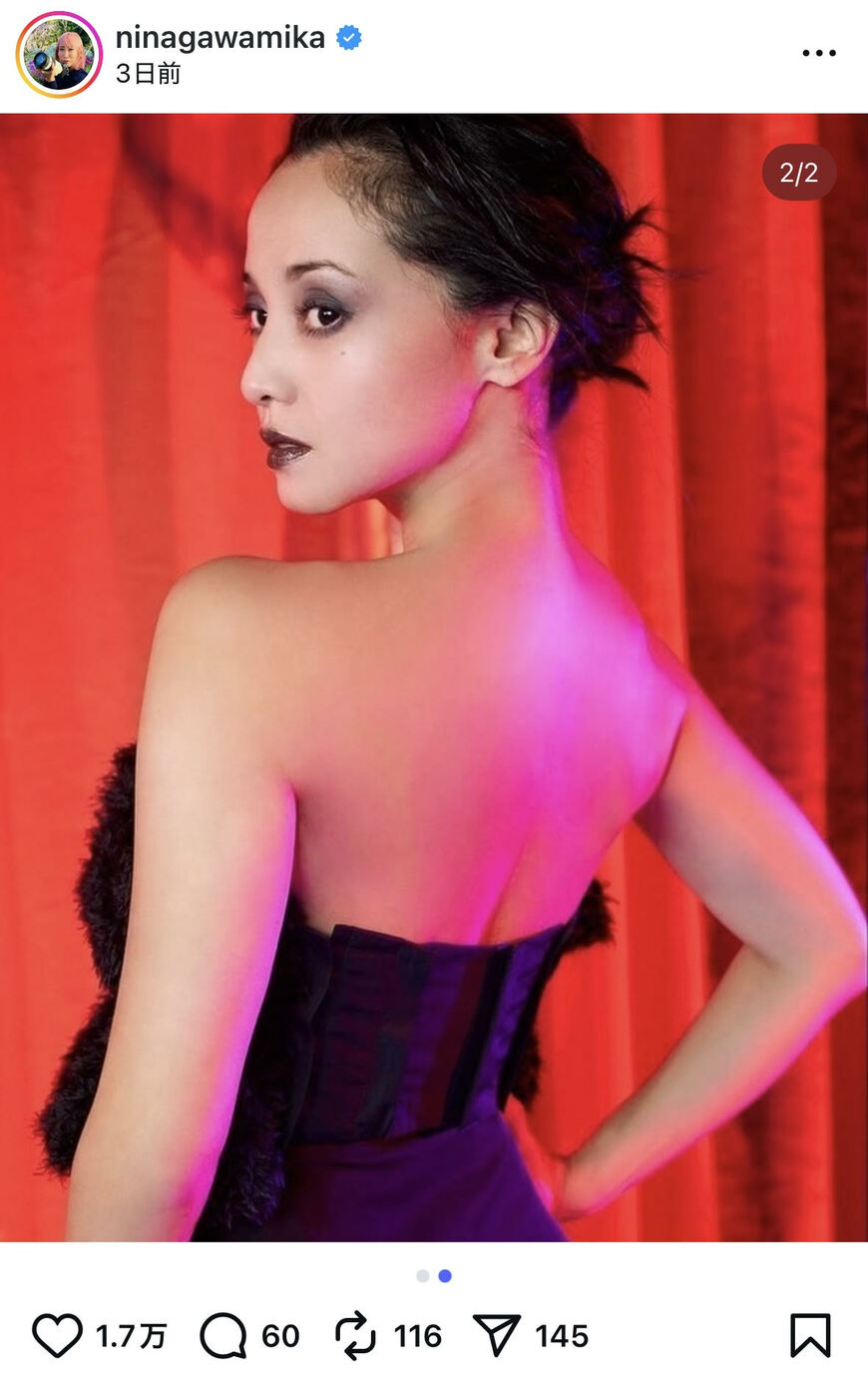 出所：蜷川実花のInstagram（＠ninagawamika）参照日2025年10月6日