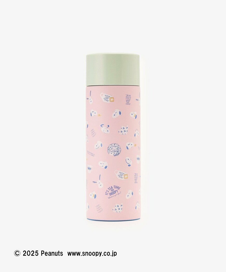 出所：アフタヌーンティー公式　ステンレスボトル／PEANUTS（ピンク）