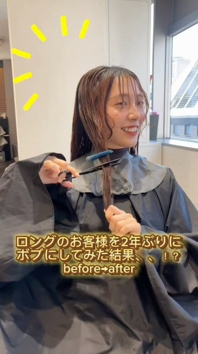 出所：＠keishi_bob_short.11