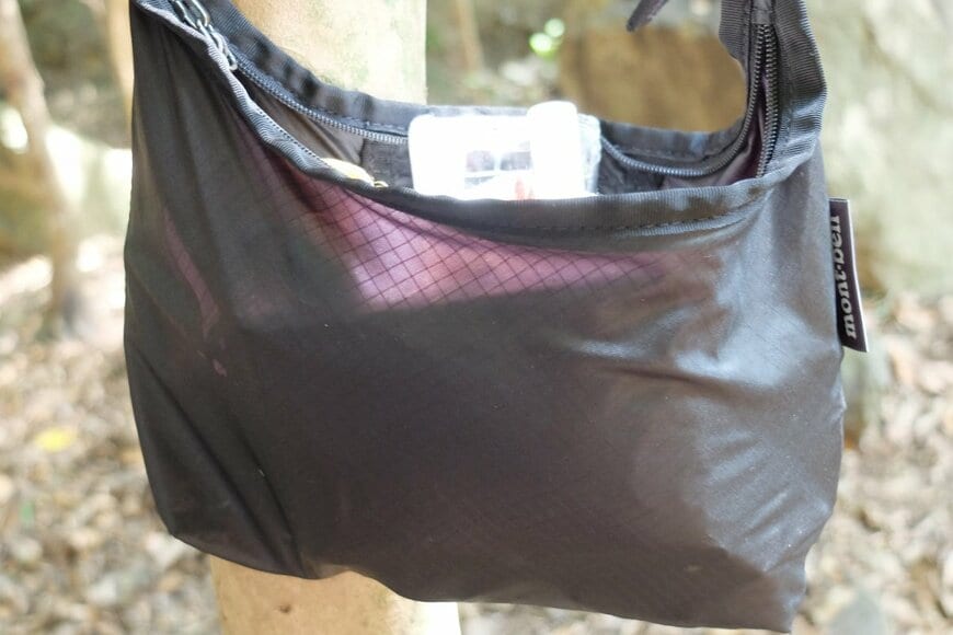 筆者撮影（モンベルU.L.MONO ポーチS ）