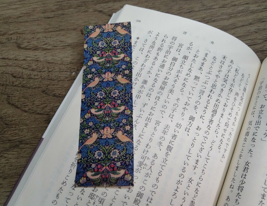 筆者撮影（セリア、マスキングテープ 30mm×4m ウィリアム・モリス）