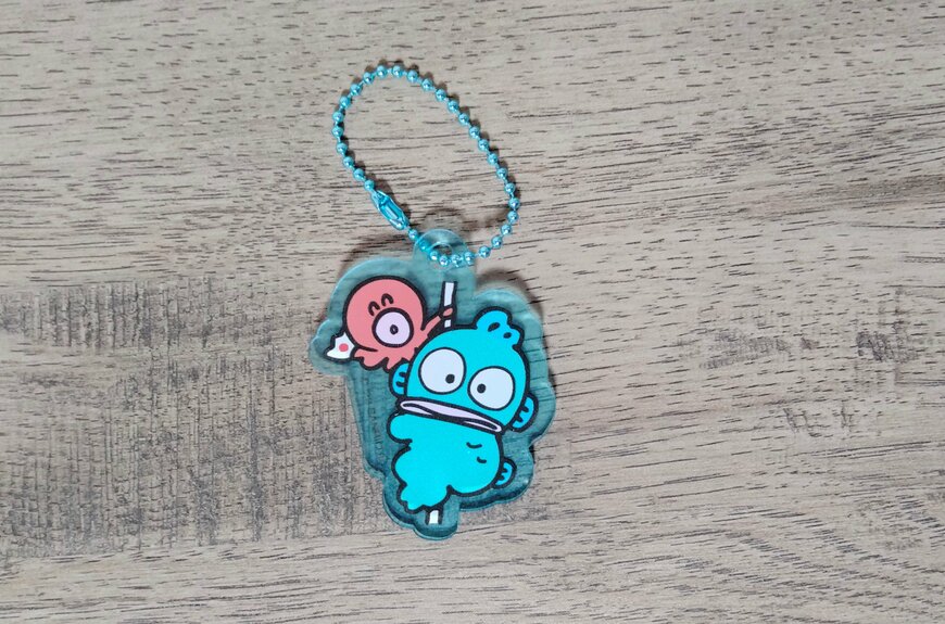 筆者撮影（セリア、アクリルキーホルダー H/G ポップ）