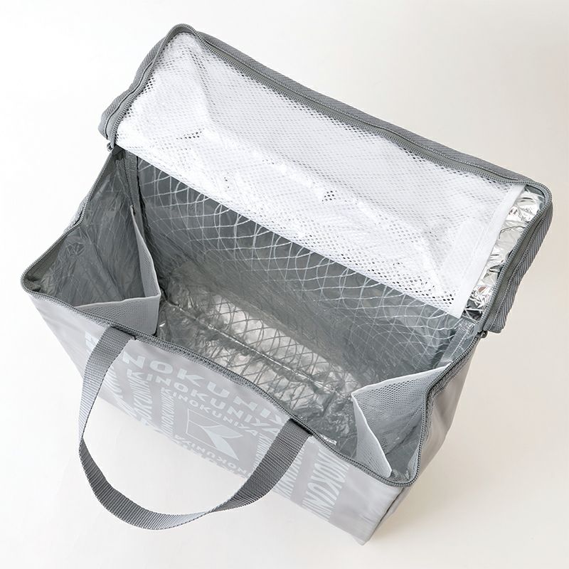 紀ノ国屋 クーラーバッグL シルバーグレー