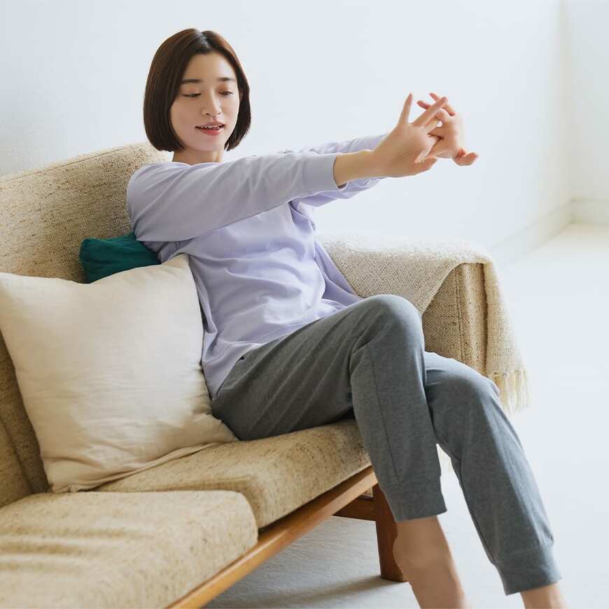 出所：ワークマン公式　レディースメディヒール（R）ルームロングパンツ