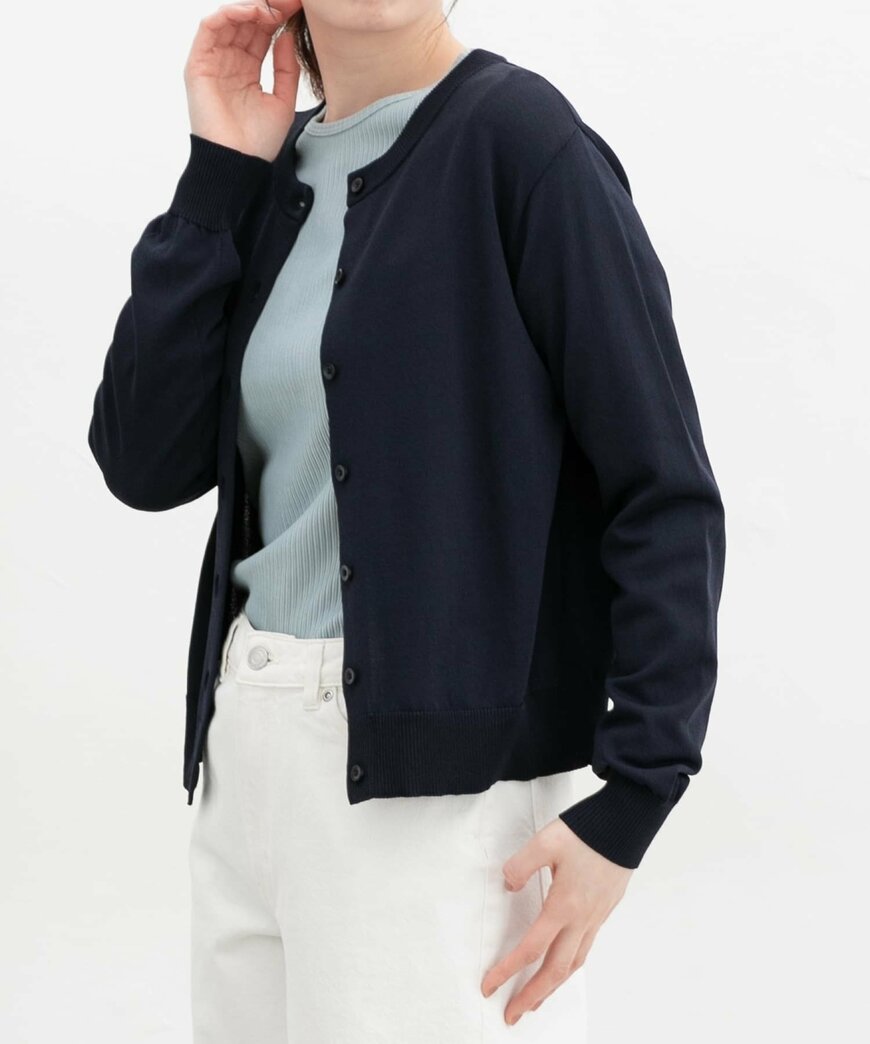 ハニーズ公式 花粉対策クルーカーデ