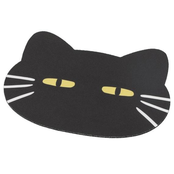 ニトリ、マウスパッド(デコネコDH04 ブラック)商品画像