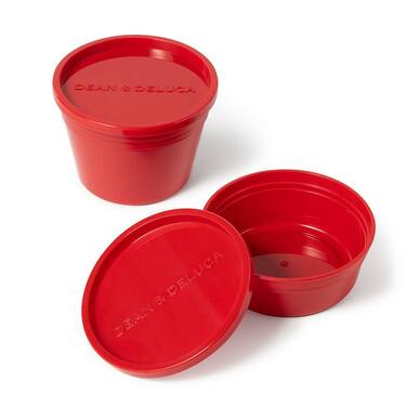 数量限定 完売品 DEAN＆DELUCA 3点セット レッド コンテナ保存
