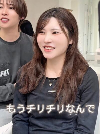 変身前の女性