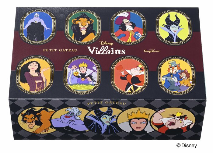 専用ボックスはヴィランズの妖艶な雰囲気をデザイン