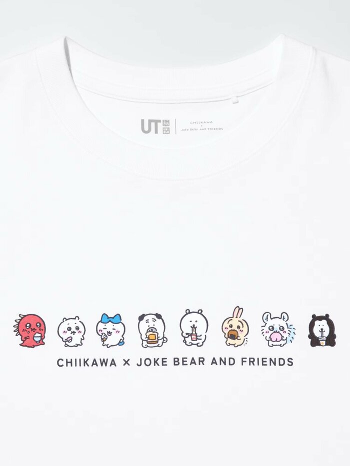 ちいかわ×ナガノのくま UT（ホワイト）