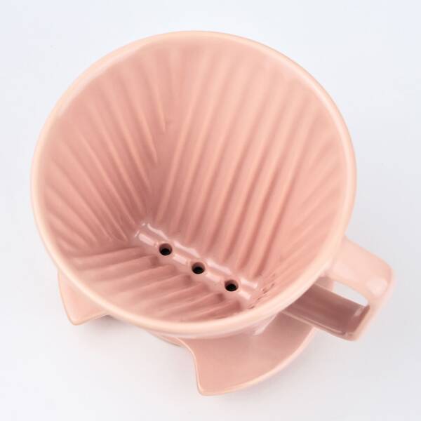 つかい心地にこだわったコーヒードリッパー（ペールピンク）