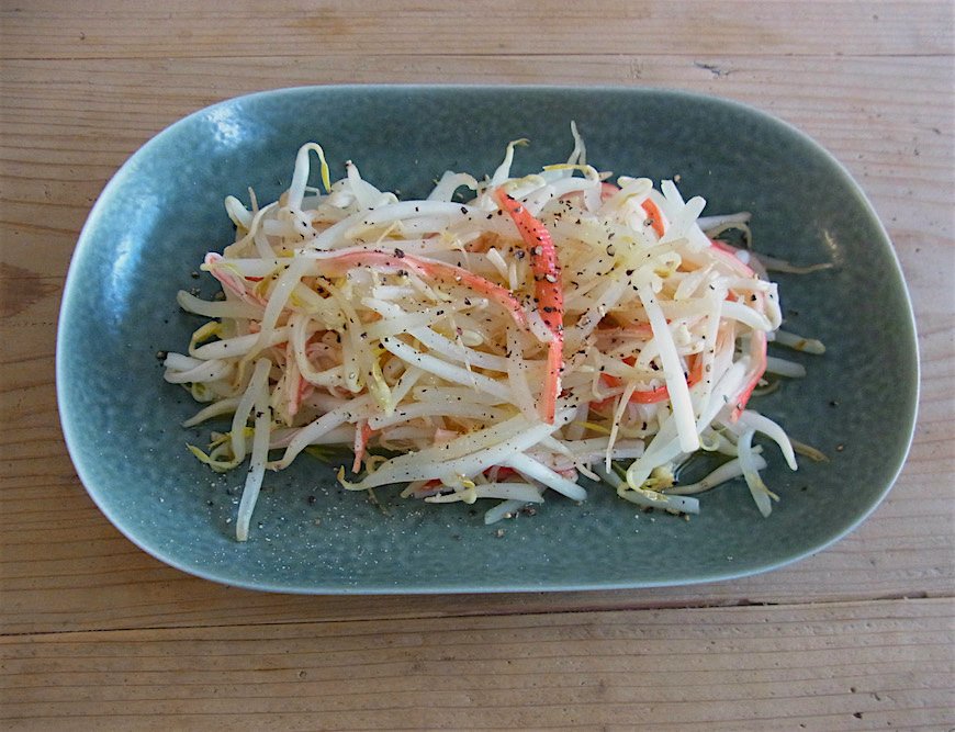 もやしのカニカマ和え