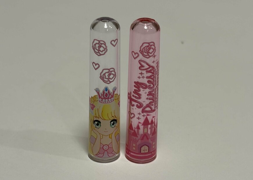 筆者撮影（ダイソー、鉛筆キャップ 5P タイニープリンセス）