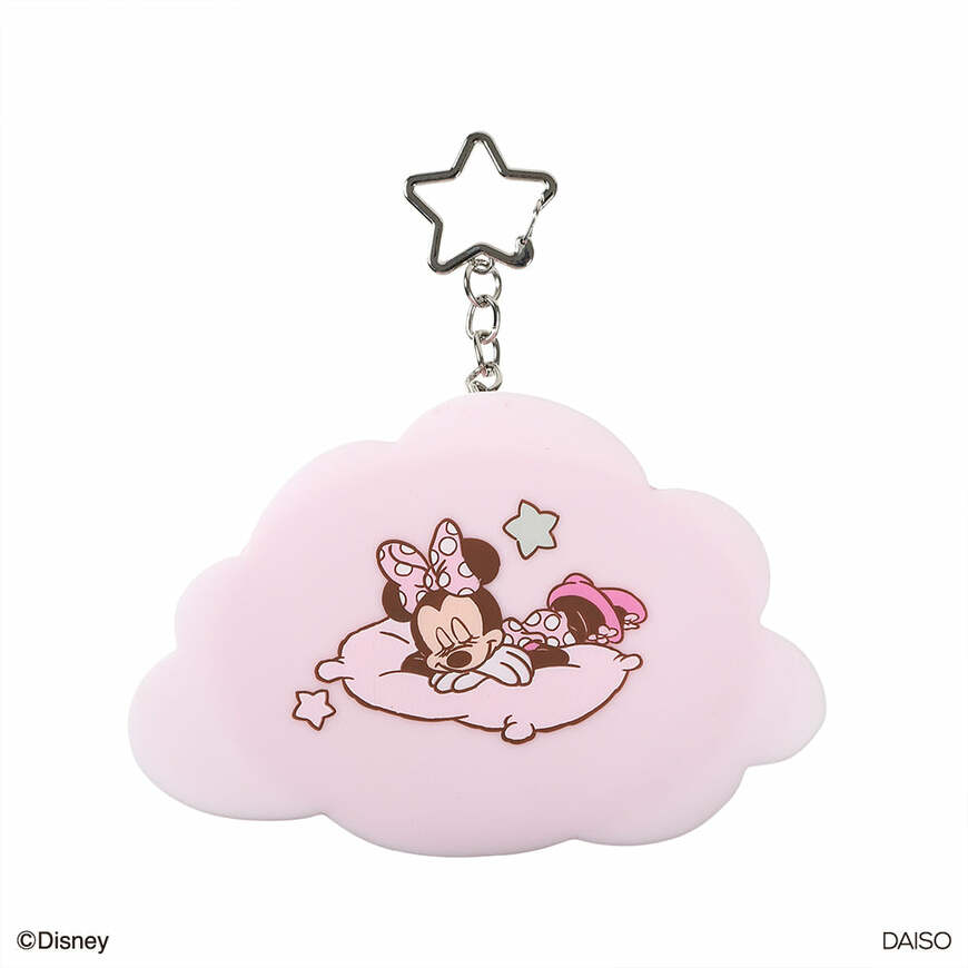 ダイソー公式 シリコーンポーチ(ミッキー/ミニー)DC9の画像