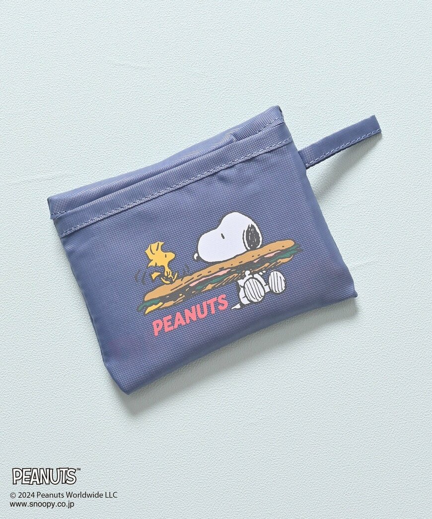 ハニーズ公式　スヌーピー／お弁当バッグ ブルー