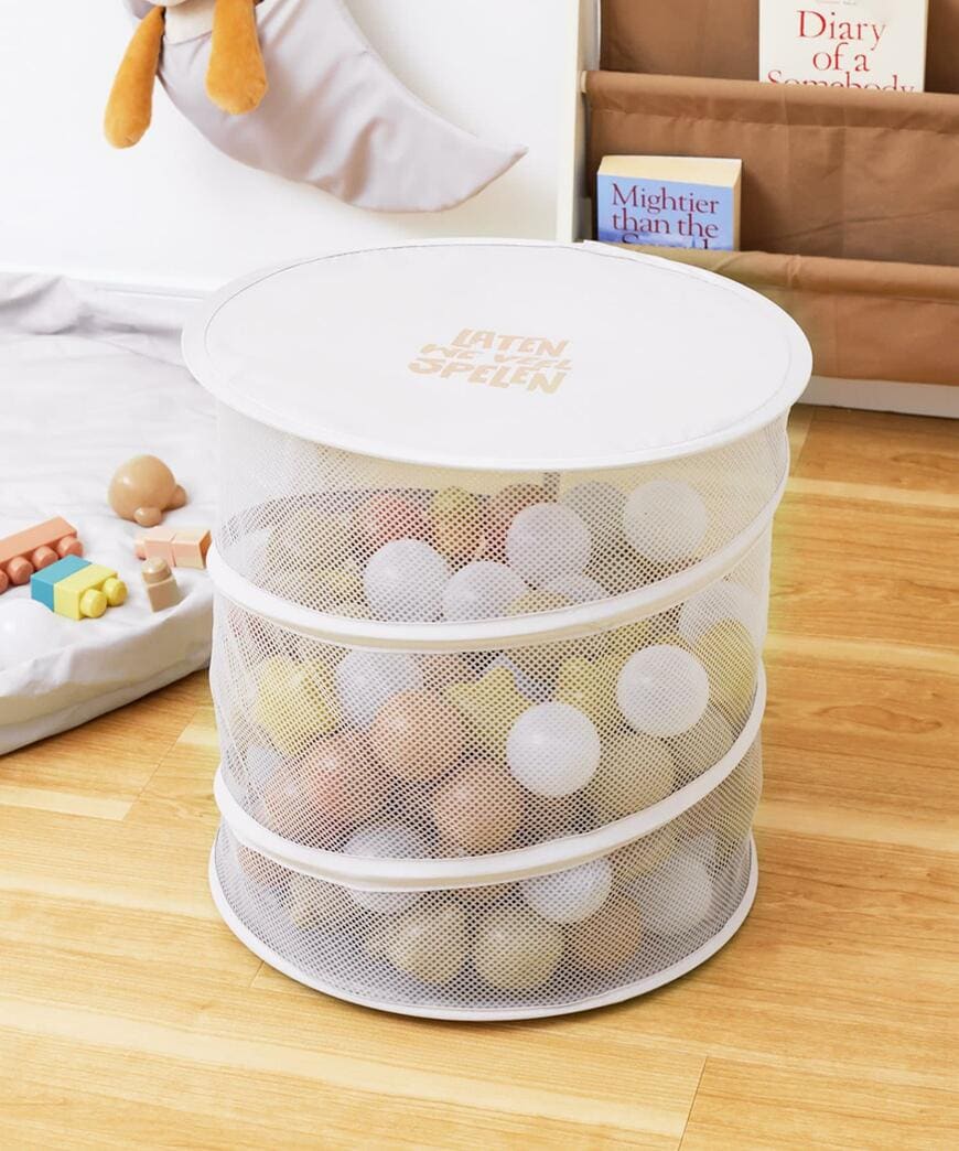 3COINS、メッシュおもちゃ収納商品画像