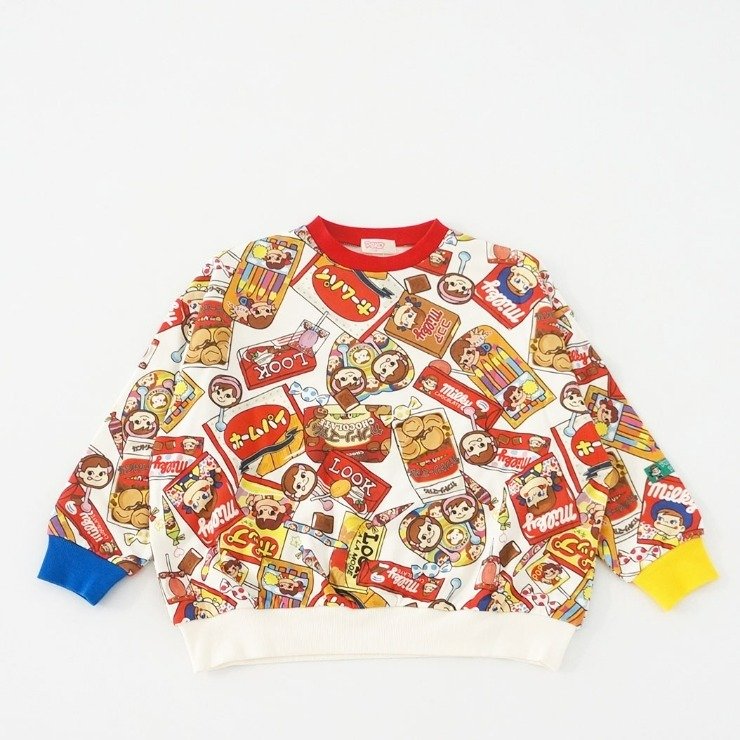 しまむら公式　レディース　トレーナー（M～LL・PEKO）／クリーム111の画像