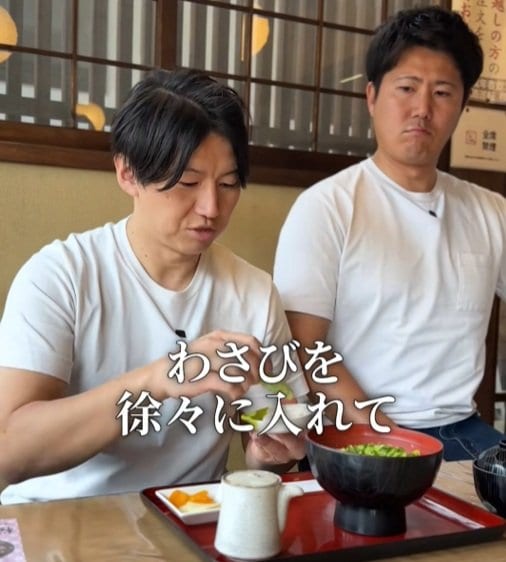 わさびは自分ですりおろすスタイル