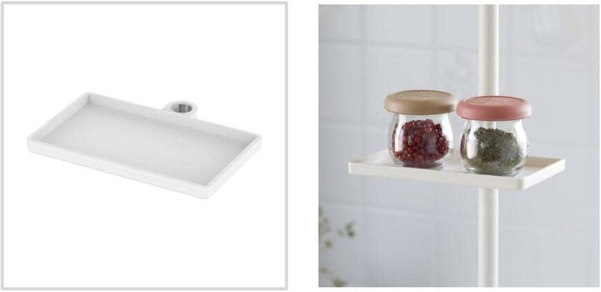 縦つっぱり棒用トレー