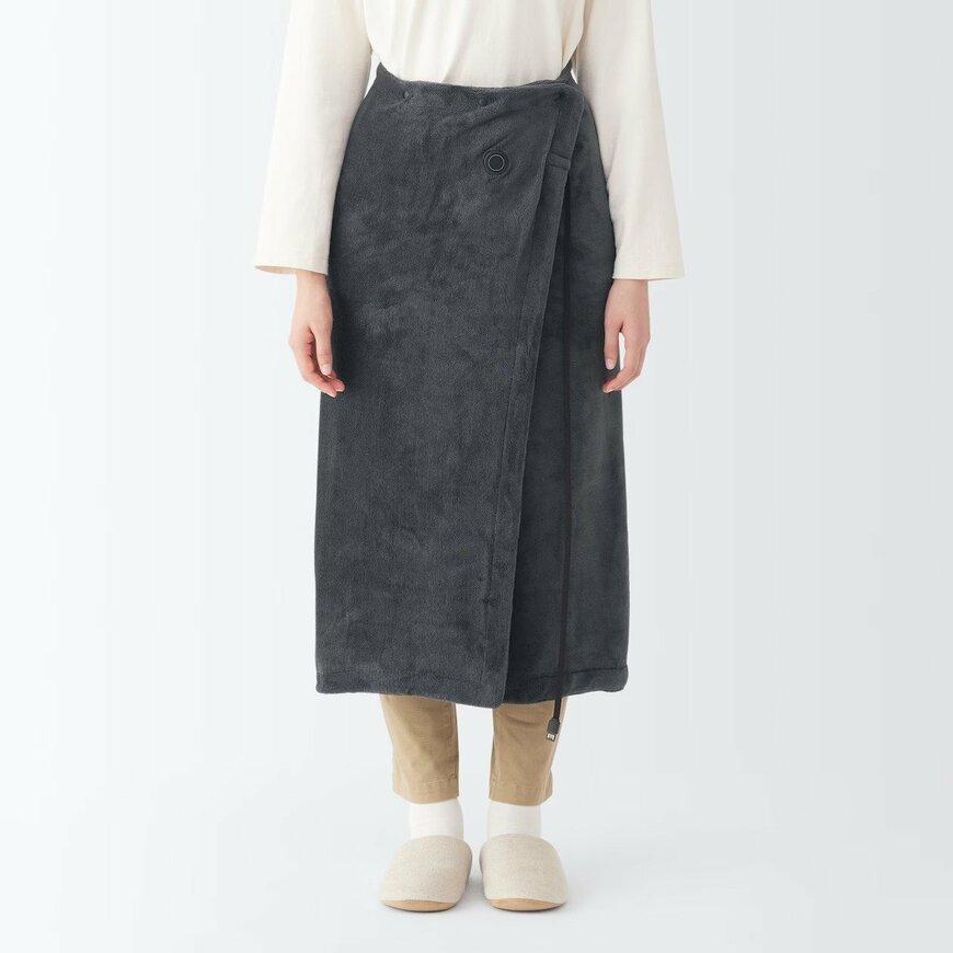 出所：無印良品公式　洗えるUSBブランケット