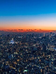“東京のマジックアワー”に目が奪われる！美しい大都会に称賛続出「めっちゃ綺麗」