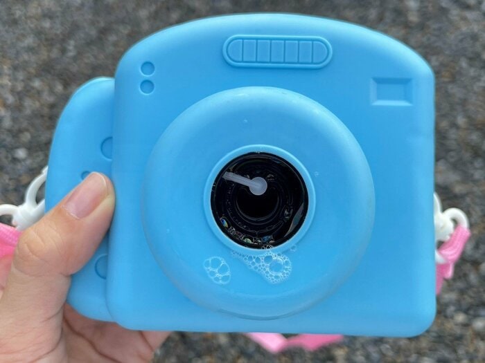 使い続けると、シャボン液が付着します