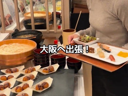 朝食ビュッフェで大阪のご当地メニューを試してみたら…「朝食あるある」に思わず納得してしまう