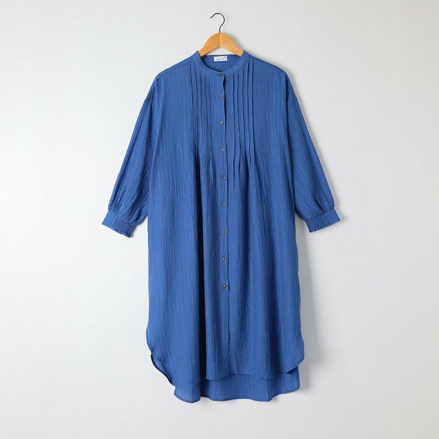 出所：イオン株式会社　ピンタックシャツワンピース