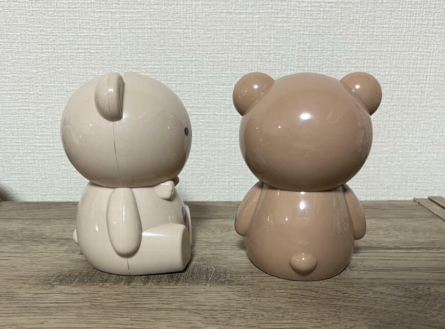 筆者撮影（セリア、くま貯金箱 MA-1049）