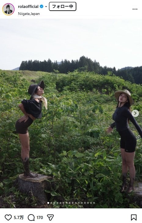 出所：ローラのInstagram（＠rolaofficial） 参照日：2026年5月26日
