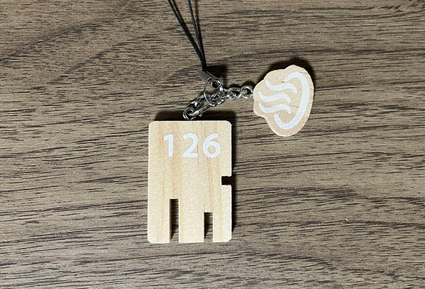 筆者撮影（キャンドゥ、銭湯ストラップ）