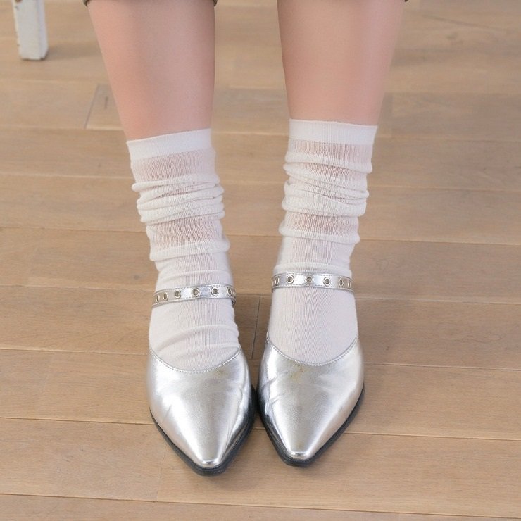 出所：しまむら公式　レディース　クルーソックス（taiyou）