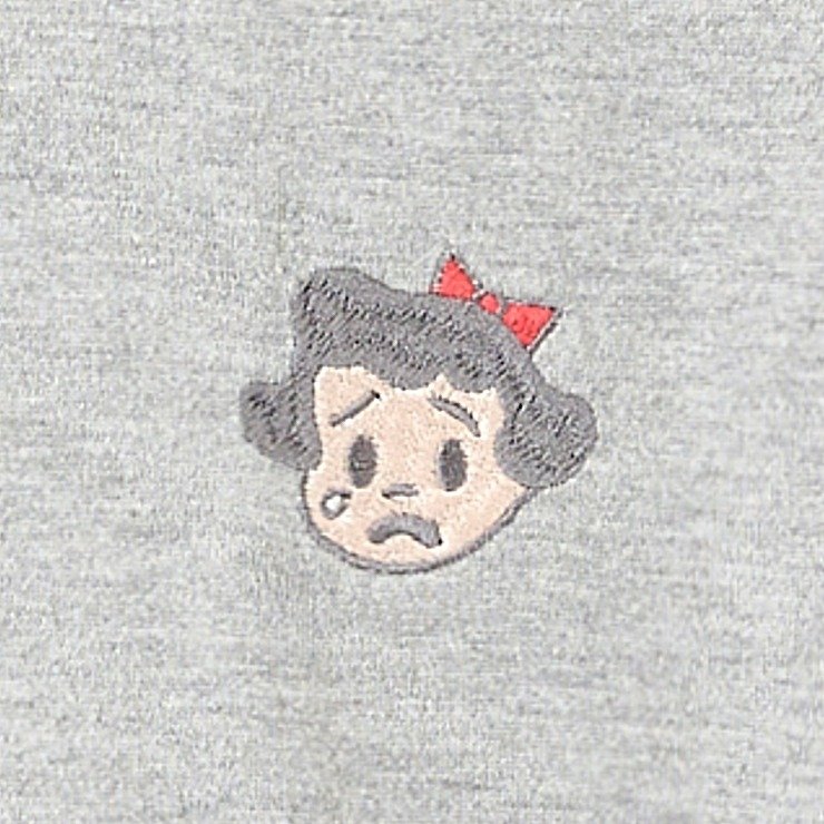 しまむら公式　レディース　トートバッグ付Tシャツ（SEASON REASON×OSAMU GOODS）／グレーの画像