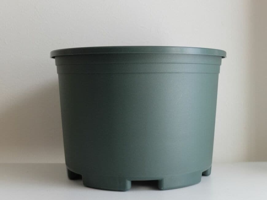 セリア、プラスチックプランター丸型大20cmレビュー写真