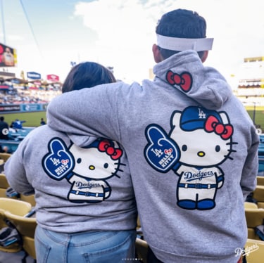 ユニフォーム姿のハローキティが可愛すぎる！MLBドジャースとコラボ