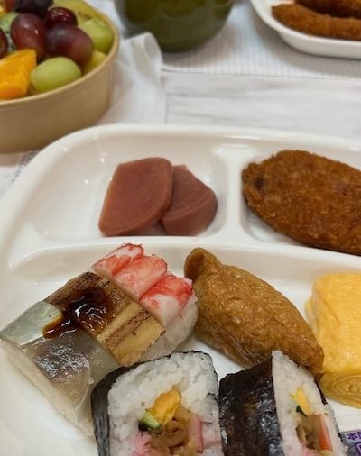 岐阜での“車内ごはん”