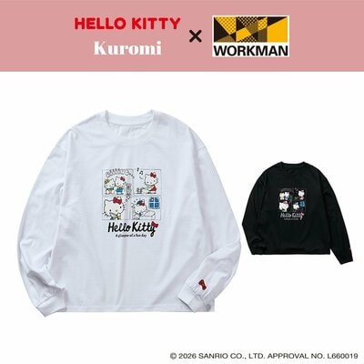 ワークマン、 LA239 レディースサンリオキャラクターズ 長袖Ｔシャツ商品画像