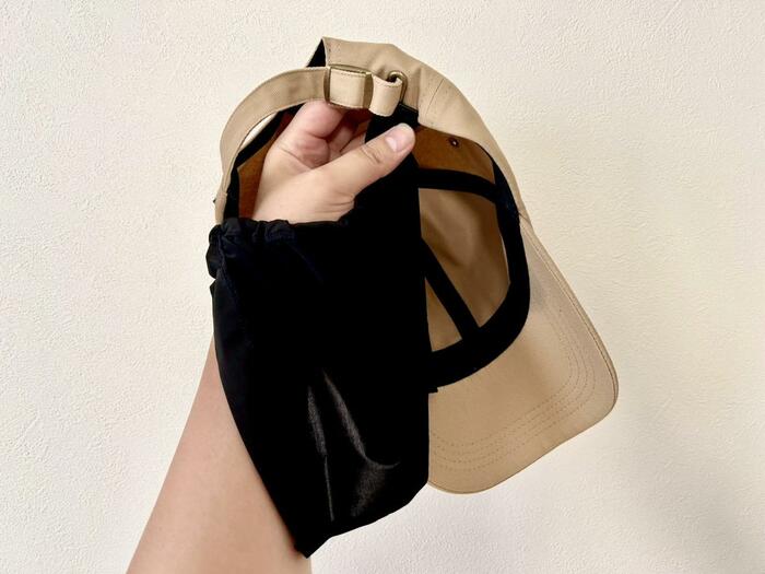 キャンドゥ・涼感キャップガード 縫製無地 & クールスカーフ 保冷ポケット付き