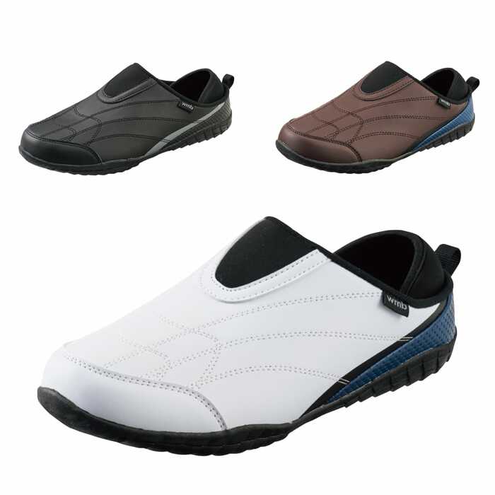 適度に暖かい裏トリコット仕様のサボシューズ