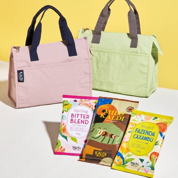 春のコーヒーバッグ トートバッグ&3種のコーヒーのセット